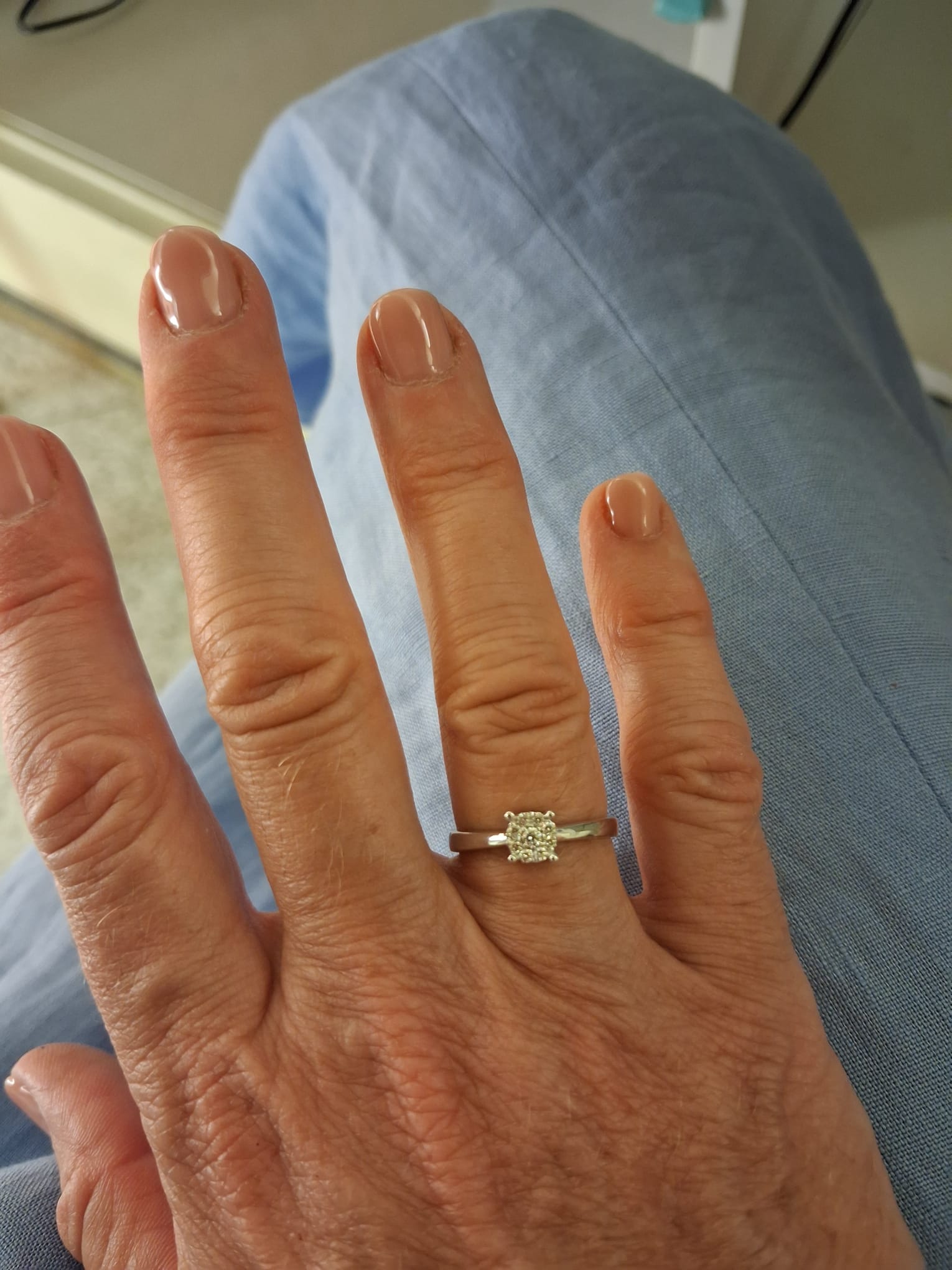 Anello Diamanti Oro 18kt