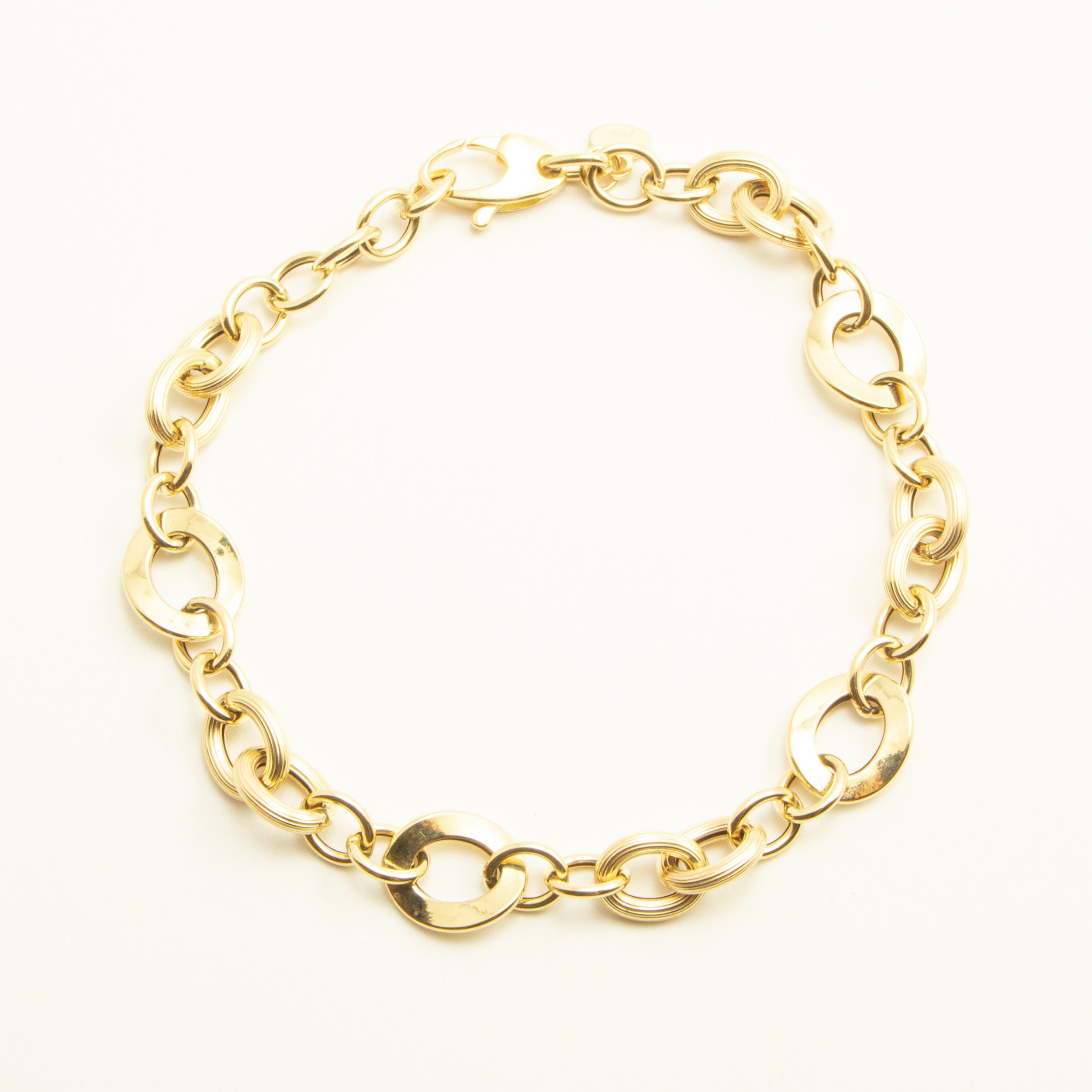 Bracciale in Oro18Kt Ad Anelli