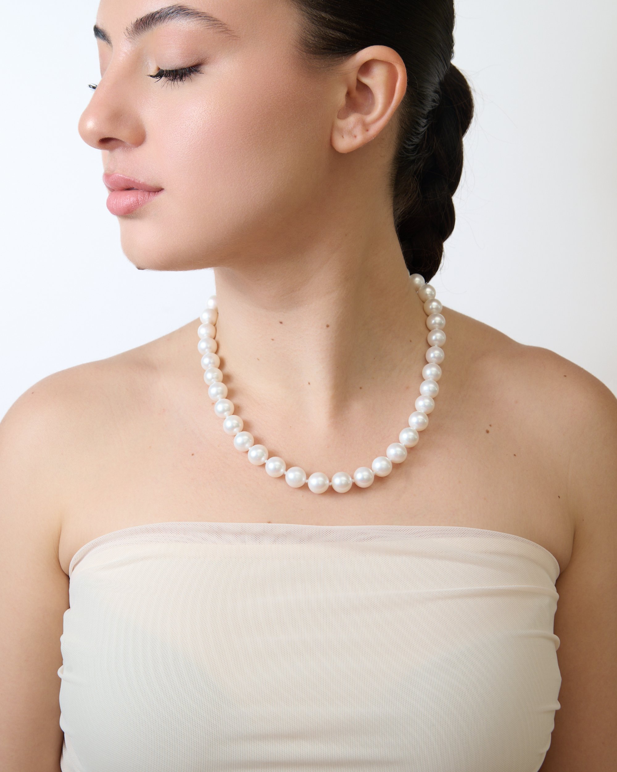 Collana In Perle Coltivate e Argento Dorato