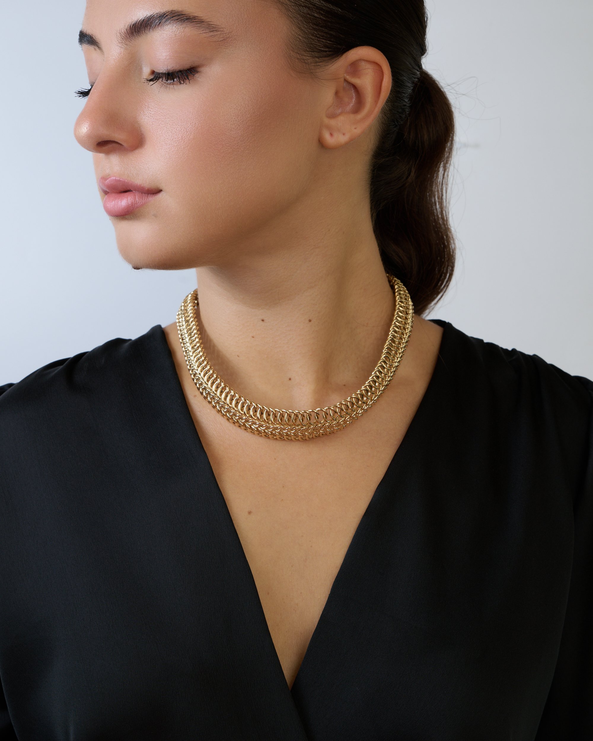 Girocollo Rete In Oro 18kt Gr 65 Prezzo Speciale