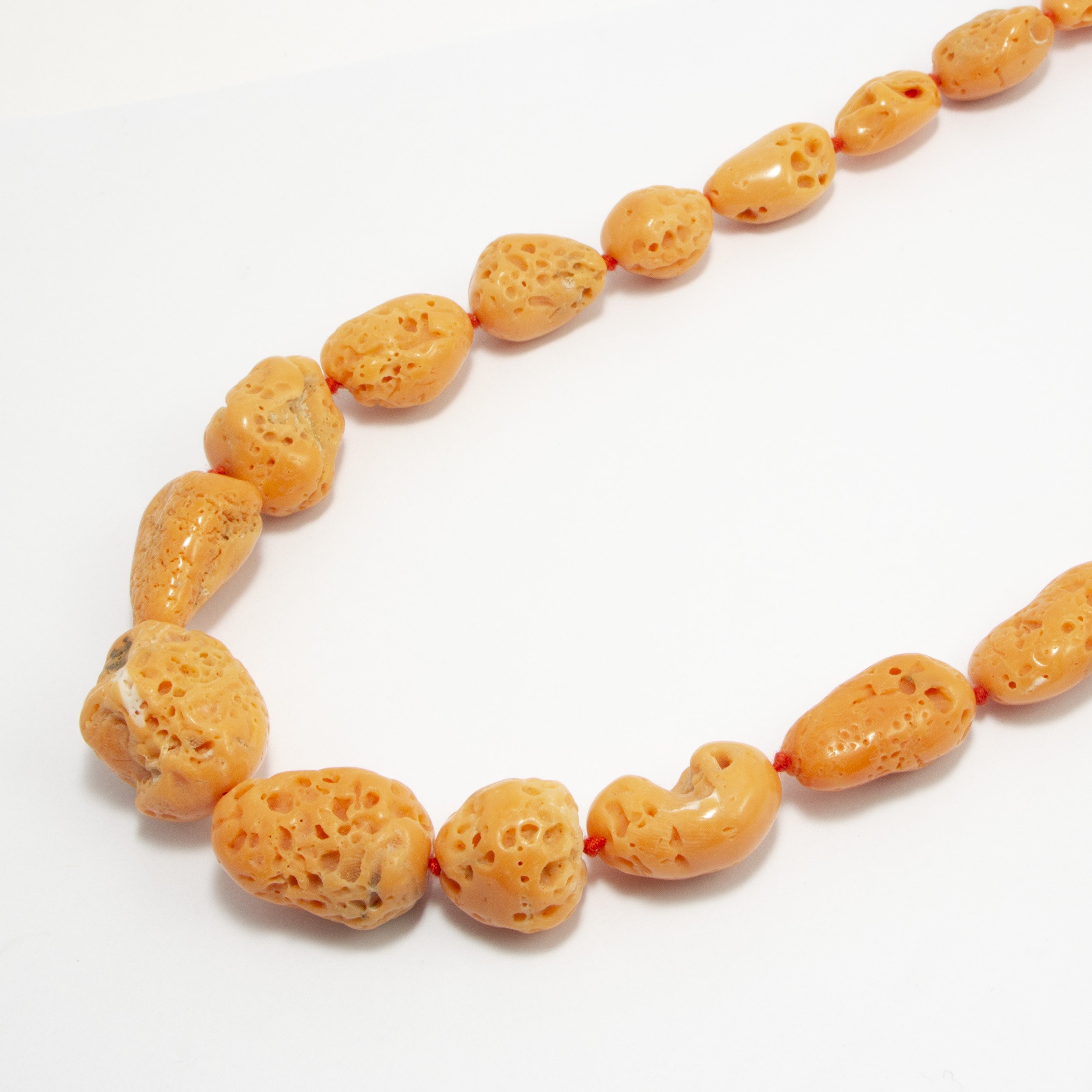 Collana In Corallo di Sciacca e Oro18kt
